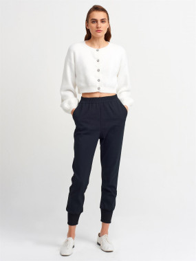 Cara White Cropped Long Sleeve T-Shirt