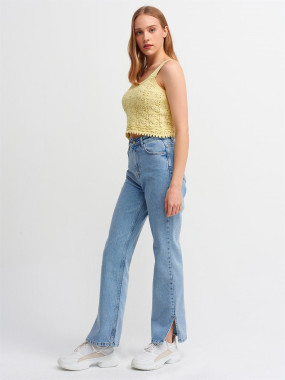 Hanging Openwork Pattern Athlete Yellow