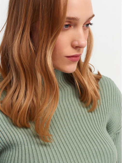 2954 Half Fisherman Wadding Sweater