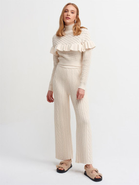 T2959 Dilvin Knitwear White T-shirt
