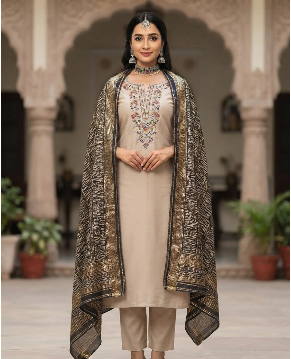 Heritage Noir Kurta Suit