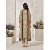 Riwaayat Sand Beige Ethnic Suit Set