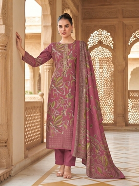 Rosewood Bloom Printed Suit Set