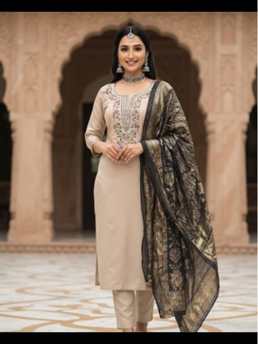 Heritage Noir Kurta Suit