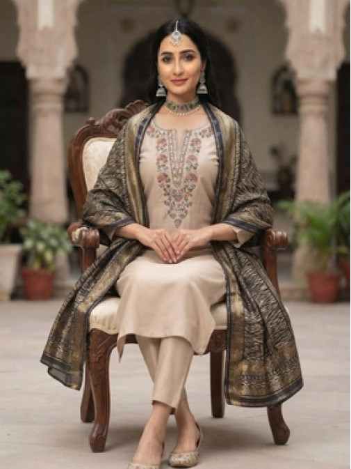 Heritage Noir Kurta Suit