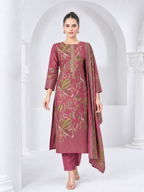 Rosewood Bloom Printed Suit Set